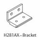 HENDERSON H281AX FACE FIXING JOINTING & END BRACKETFOR ALUMINIUM TRACK