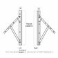 LOCKWOOD WHITCO WINDOW STANDARD FRICTION STAYS STAINLESS STEEL