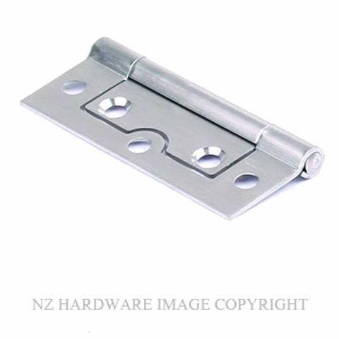 HENDERSON H75X47FHSS FLUSH HINGE SATIN STAINLESS