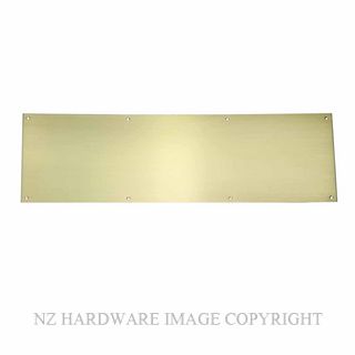 KICKPLATE 300H X 850W (MM) 1.2MM SCREW FIXED POLISHED BRASS