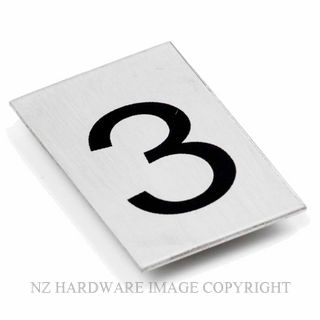 JAECO SIGN NUM 3 NUMBER 3