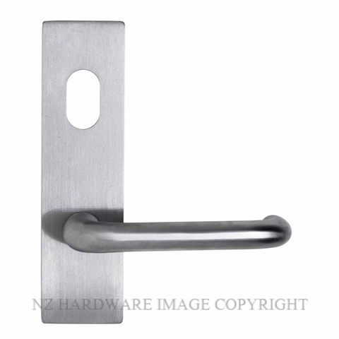 MILES NELSON WIDE PLATE 90 LEVER SATIN CHROME