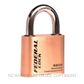 GTSRB50R FEDERAL COMBINATION PADLOCK 50MM