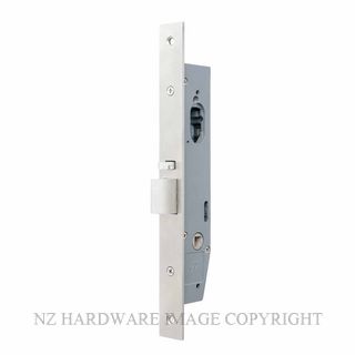 MILES NELSON MNC2200 MORTICE DEADLATCH 23MM BACKSET LONG FACE PLATE SATIN STAINLESS