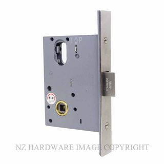 MILES NELSON MNC5409 MORTICE PASSAGE LATCH 60MM BACKSET SATIN STAINLESS