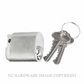 MILES NELSON OVAL LOCK CYLINDER SATIN CHROME