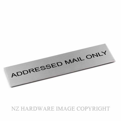 JAECO SIGN 170X50 ADDMAIL ADDRESSED MAIL ONLY