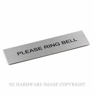 JAECO SIGN 170X50 BELL PLEASE RING BELL