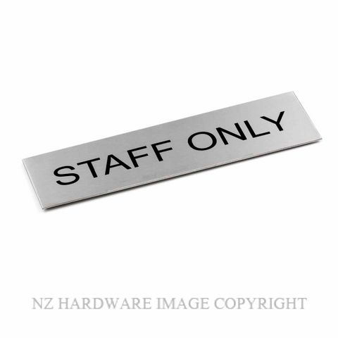 JAECO SIGN 170X50 STAFF ONLY