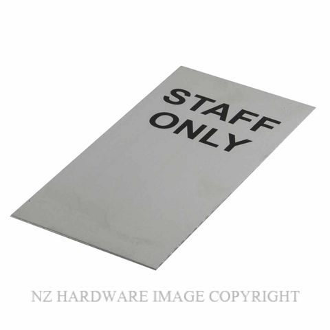 JAECO SIGN DSLSTAFF STAFF ONLY - LARGE