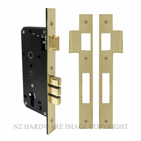 WINDSOR 1402-1403 PB EURO LOCKSET POLISHED BRASS