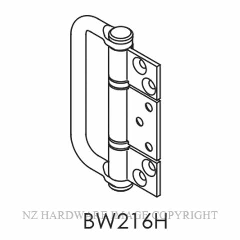 BRIO BIBW216HSS 50/100KG INTERMED HINGE HANDLE NON MORT SS