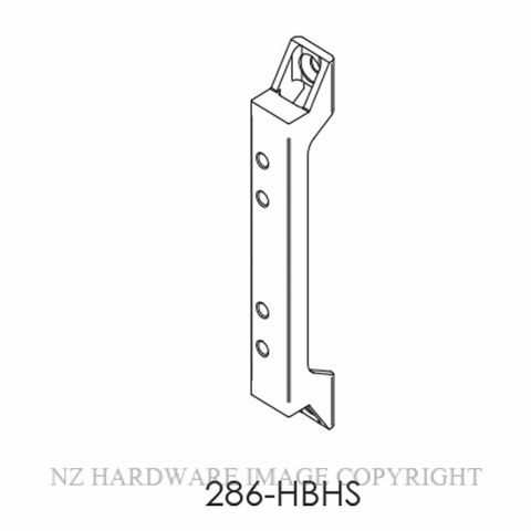 BRIO BI286-HBHS 286 ADDITIONAL HINGE BLOCK FOR NON-MORTICE HINGES