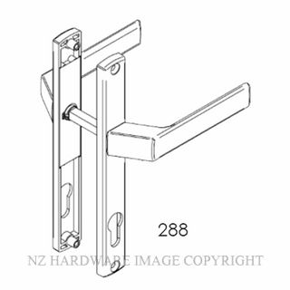 BRIO BI288-85SS 288 LEVER FURNITURE SET SS