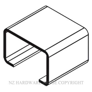 BRIO BI900A-A30 900 ANODISED FINISH CHANNEL - 3M