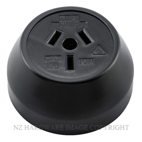 TRADCO 5324 BLK FEDERATION SOCKET MATT BLACK