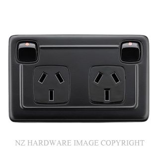 TRADCO 5349 BLK DOUBLE POWER POINT MATT BLACK