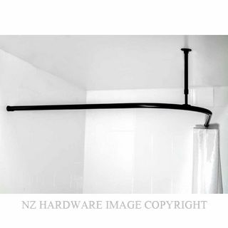 NZH SHOWER TRACK 1200X1200MM BLACK