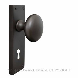 WINDSOR 3002L DRB VICTORIAN KNOB LOCK DARK ROMAN BRASS
