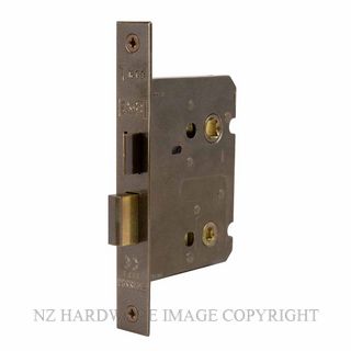 WINDSOR 1110 PCAB 57MM BATHROOM LOCK/LATCH (78MM CASE) POWDERCOAT ANTIQUE BRONZE