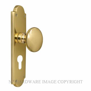 WINDSOR 3004 E48 UB HANDLES VICTORIAN KNOB LOCK E48 HANDLES UNLACQUERED BRASS