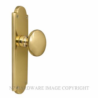 WINDSOR 3004 UB VICTORIAN KNOB LATCH HANDLES UNLACQUERED BRASS