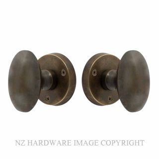 WINDSOR 5071 OR KNOB LATCH OVAL HANDLES OIL RUBBED BRONZE