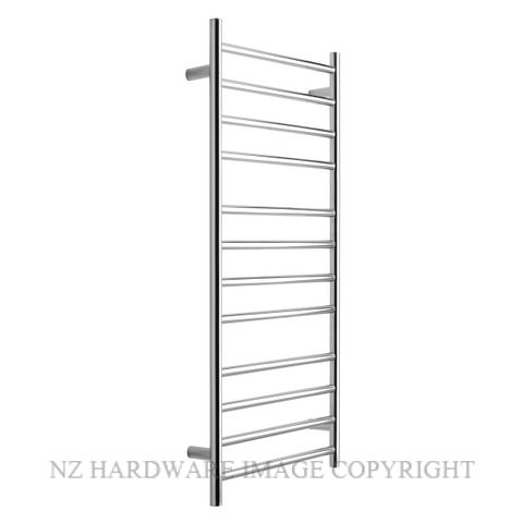 ALEXANDER ELAN 7A12 12 BAR 120R HEATED TOWEL LADDER POLISHED STAINLESS