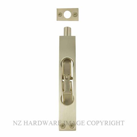 WINDSOR 5308 USB HEAVY DUTY FLUSHBOLT 150X25MM UNLACQUERED SATIN BRASS