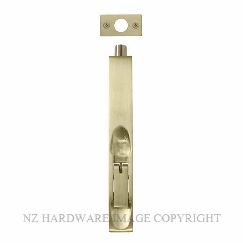 WINDSOR 5028 USB FLUSH BOLT UNLACQUERED SATIN BRASS