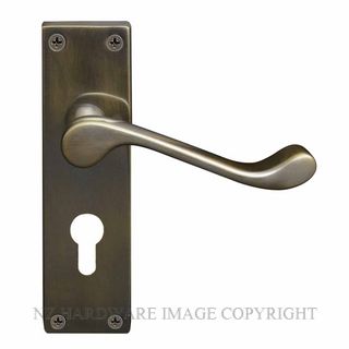 WINDSOR 3006 E48 OR VICTORIAN LEVER LOCK - EURO 48MM OIL RUBBED BRONZE