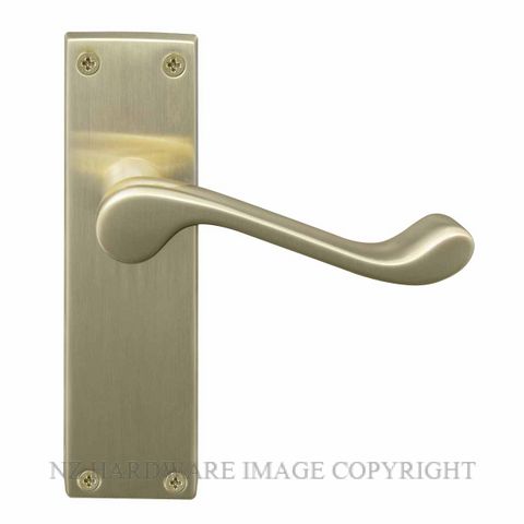 WINDSOR 3006 USB VICTORIAN LEVER HANDLES UNLACQUERED SATIN BRASS