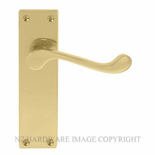 WINDSOR 3006 UB VICTORIAN LEVER HANDLES UNLACQUERED BRASS