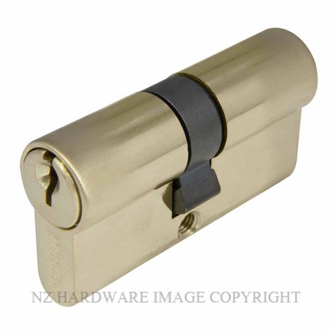 WINDSOR 1121 - 1147 USB EURO DOUBLE KEYED CYLINDERS UNLACQUERED SATIN BRASS