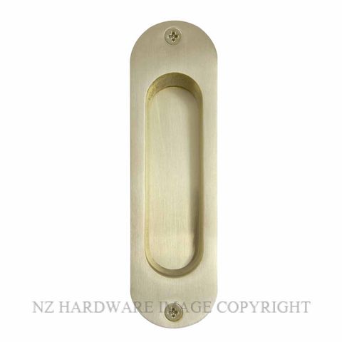 WINDSOR 8141 USB SINGLE FLUSHPULL 120X34MM UNLACQUERED SATIN BRASS