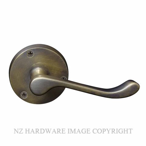 WINDSOR 7012 OR BELMONT LEVER LATCH ROUND ROSE OIL RUBBED BRONZE