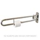 SUPERQUIP LOCKING FOLD DOWN RAIL 32MM C/W ROLL HDR STAINLESS STEEL