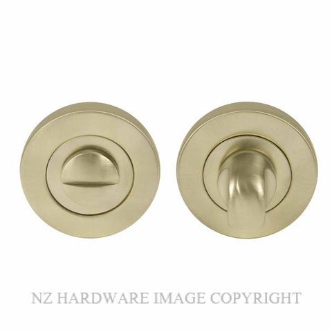 WINDSOR 8188 USB PRIVACY TURN & RELEASE - 50MM ROSE UNLACQUERED SATIN BRASS