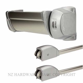 LOCKWOOD FE212/OHSIL VERTICLE LATCH PANIC BOLT 1200MM SILVER