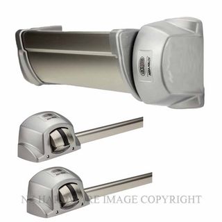 LOCKWOOD FE209/OHSIL HORIZONTAL LATCH PANIC BOLT 900MM SILVER