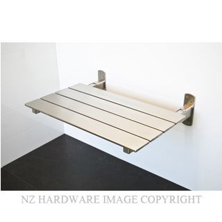 SUPERQUIP STAINLESS SLATTED FOLDING SHOWER SEATS
