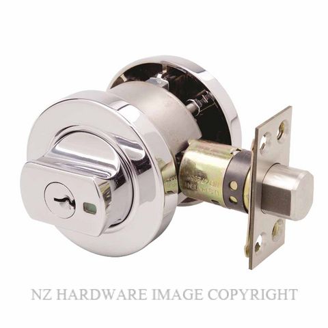 LOCKWOOD LW005 B1CPDP PARADIGM ROUND DEADBOLT CHROME PLATE