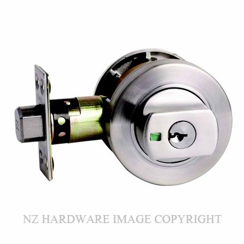 LOCKWOOD LW005 B1SSSDP PARADIGM ROUND DEADBOLT SATIN STAINLESS