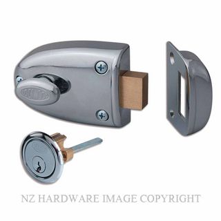 LOCKWOOD 213 CP RIM DEADBOLT CHROME PLATE