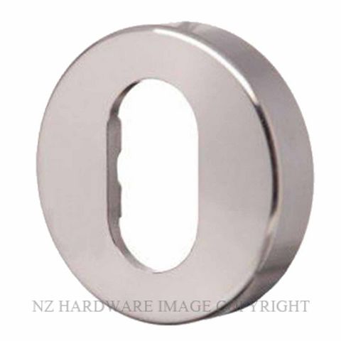 LOCKWOOD 1376/ESC OVAL CYLINDER ESCUTCHEON SATIN CHROME