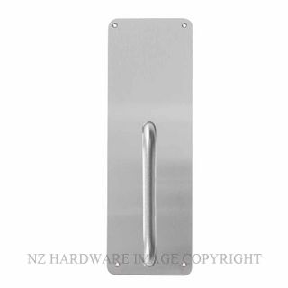 LOCKWOOD L21524NN/P2SS PULL HANDLE ON PLATE SATIN STAINLESS
