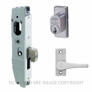 LOCKWOOD L5541RT2SC 30MM BACKSET CYLINDER & TEARDROP TURN SATIN CHROME