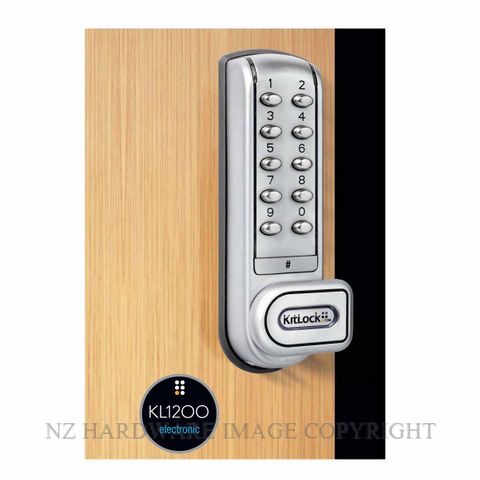 KITLOCK KL1200 DIGITAL LOCKER LOCK SILVER