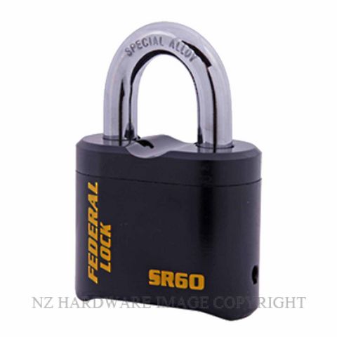 FEDERAL SR60 HEAVY DUTY COMBINATION PADLOCKS