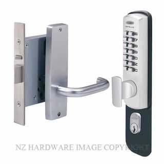 LOCKWOOD 3572DXKOLSC KEY OVERIDE DIGITAL LOCKSET LEFT HAND SATIN CHROME